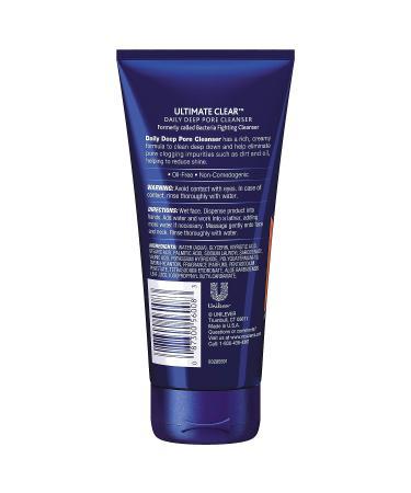 Noxzema Daily Deep Pore Cleanser 6 oz - Gentle Facial Cleanser for Clear Skin - Buy Online on SooperMarket.com