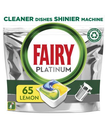 Fairy Platinum Dishwasher Tablets Bulk Lemon 65 Tablets