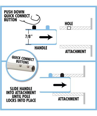 Star brite Extend-A-Brush Handle | Floating Marine Grade | STA-PUT Quick Connect | 5'-10' Extending - Buy Online on SooperMarket.com
