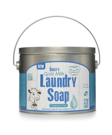 Brooke & Nora at Home - Daisy s Goat Milk Laundry Soap Organic Laundry Detergent with No Fragrance Gluten-Free Paraben-Free Lasts up to 120 Loads
