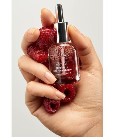 Nailtopia Raspberry Nail Nourishment - Strengthens and Revitalizes Thin, Damaged Nails - Vegan Growth Serum with Vitamins - 0.41 oz - Buy Online on SooperMarket.com