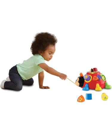 VTECH Baby Happy Learning Beetle | Interactive Sorting Toy for Shapes Colors & Numbers | Ages 12-36 Months | Red - Buy Online on SooperMarket.com