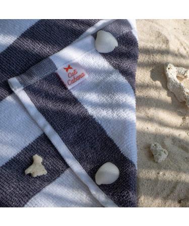 Arkwright Cabana Pool Beach Towel - Pack of 4, 100% Ring Spun Cotton, Large Quick Dry Towels for Hotel, Swim, Camp - Grey, 30 x 60 in - Buy Online on SooperMarket.com