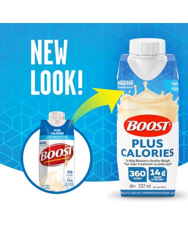BOOST PLUS Complete Nutrition Drink Vanilla 6x237ml Bottles Case Pack of 4 Packaging May Vary - Buy Online on SooperMarket.com