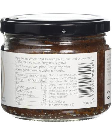 Clearspring Organic Miso Johsen Brown Rice 300g - Unpasteurised | Buy Online - Buy Online on SooperMarket.com
