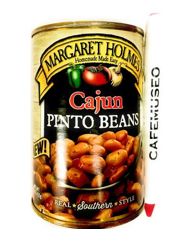 Margaret Holmes Cajun Pinto Beans 15 Ounces (Pack of 12) Includes Cafemuseo Pen