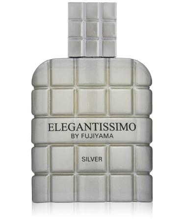 Fujiyama Elegantissimo Cologne Spray for Men Silver 3.3 Ounce