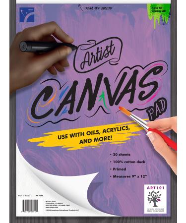 American Educational Products A-A103 Canvas Pad  9 X 12