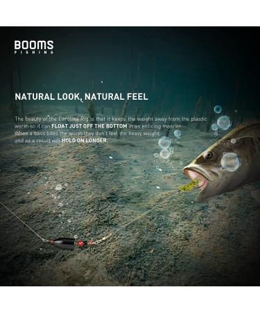Booms Fishing CRR Carolina Ready Rigs 5pcs Kit - Bass Fishing Saltwater Brass Pre Rigged Carolina Rigs with Bullet Weights and Carolina Keeper - 4 Sizes Available (1/4oz, 1/2oz, 3/4oz, 1oz) - Black_1/2oz_5pack - Buy Online on SooperMarket.com