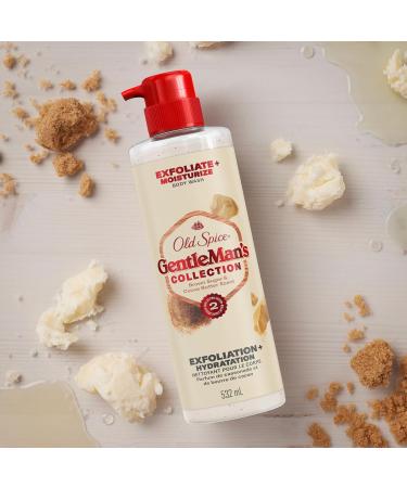 Old Spice Gentleman's Blend Exfoliating Body Wash Brown Sugar & Cocoa Butter 532ml - Buy Online on SooperMarket.com