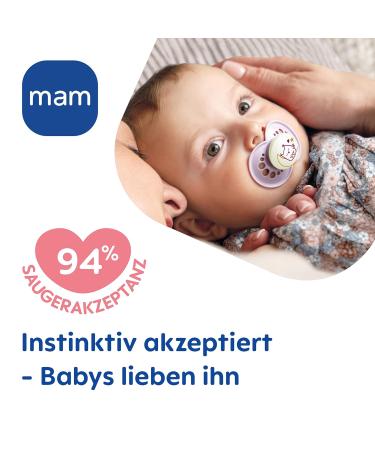 MAM Original Night Pacifiers Set - Bright & Tooth-Friendly Silicone Baby Pacifiers (6-16 Months) - Eco-Friendly Fox & Bear Design with Pacifier Box - Buy Online on SooperMarket.com