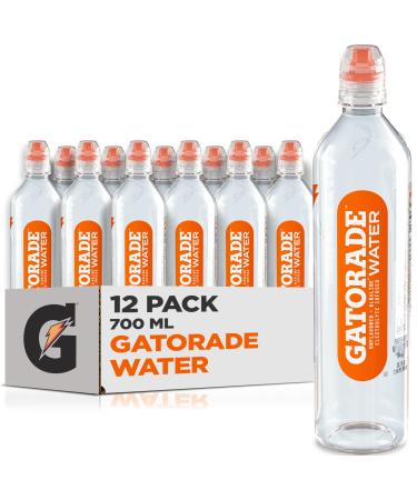 Gatorade Water 700ML Sports Cap (Pack of 12) Unflavored 700 ml (Pack of 12)