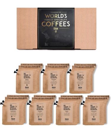 Premium Gourmet Coffee Gift Set - 14 World's Finest Single Estate Specialty & Organic Coffees | Hamper Style Letterbox Gift Idea for Men & Women | Original Gift Box 14pcs - Buy Online on SooperMarket.com