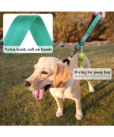 Vivaglory Short Dog Leash - 32cm Training Line for Medium & Large Dogs - Green Traffic Leash - Buy Online on SooperMarket.com
