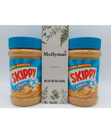 Skippy Peanut Butter Creamy Bundle With Mollymae Bookmark | 2 x 454g