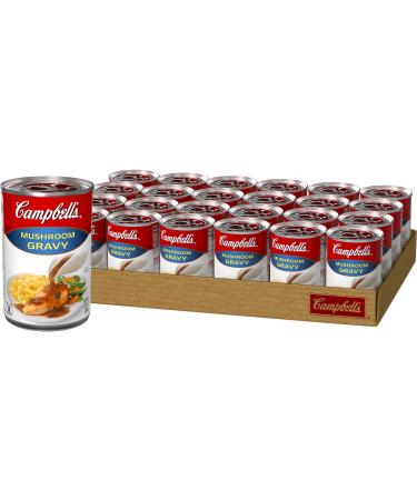 Campbell's Gravy, Mushroom, 10.5 oz. Can (Pack of 24)