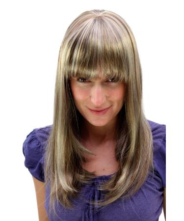 WIG ME UP - 6310-12TT26 shoulder-length wig with brown/blonde highlights