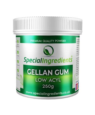Special Ingredients Gellan Gum Low Acyl 250g Premium Quality Powder Non-GMO Gluten Free Recyclable Container Gellan Gum Low Acyl 250 g (Pack of 1)