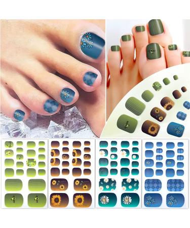Self-Adhesive Toenail Polish Stickers - Color 03 | Nail Art Wraps & Decals for Manicure - Buy Online on SooperMarket.com