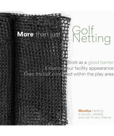 Golf Netting Material - High Impact 10'x10' Black Hitting Net for Backyard Sports - Durable Sport Barrier Net with 20mm Mesh - Buy Online on SooperMarket.com