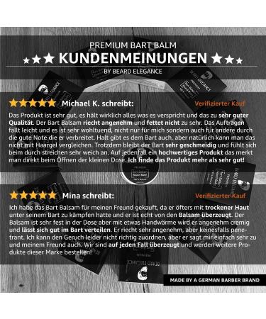 Bearance Elegance Beard Balm - Premium Beard Care | 100% Natural Balm & Wax | Stops Itching Softens & Tames Your Beard - Buy Online on SooperMarket.com
