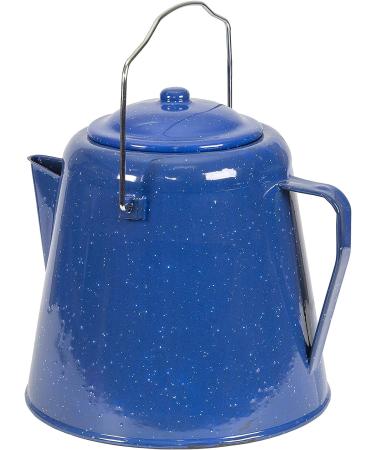 Stansport 20 Cup Blue Coffee Pot - Durable Camping Gear for Outdoor Adventures - Buy Online on SooperMarket.com