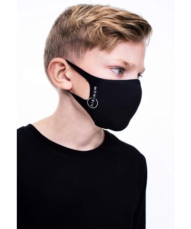 Airinum Lite Air Mask | Reusable Face Mask Washable Cover Mask for Men Women and Kids X-Small Stormy Black - Buy Online on SooperMarket.com