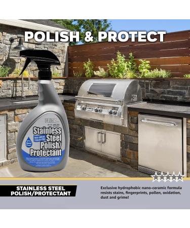 Flitz Stainless Steel Polish - Streak-Free Cleaner for Appliances - 32 oz | Protects Against Fingerprints - Best International Shipping - Buy Online on SooperMarket.com