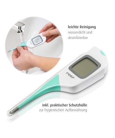 Reer ColourTemp Digital Fever Thermometer for Babies - Large Display & Coloured Fever Alarm - 1 Pack - Buy Online on SooperMarket.com