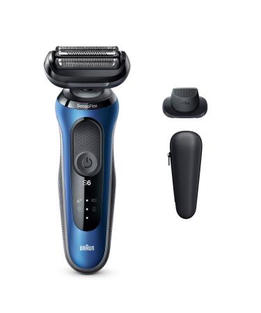 Braun Electric Razor for Men, Series 6 6020s SensoFlex Electric Foil Shaver with Precision Beard Trimmer, Rechargeable, Wet & Dry Foil Shaver with Travel Case