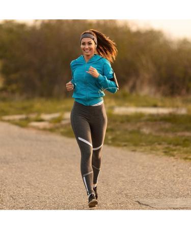 Reflective Headband for Night Visibility - Ideal for Jogging Running Walking Biking - Breathable & Thin Unisex Anthracite - Buy Online on SooperMarket.com