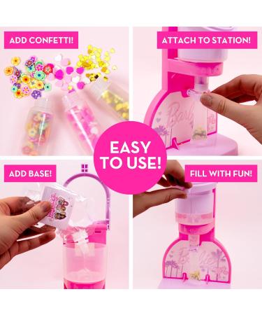 Barbie Sweet Shop Lip Gloss Making Kit - 12 Craft Accessories & Keychains for Kids 6+ Perfect Gift for 6-Year-Old Girls - Buy Online on SooperMarket.com
