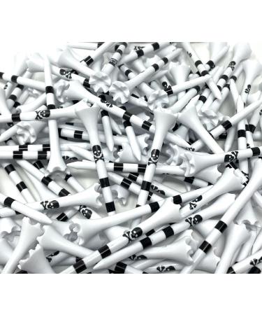 NorthPointe Skull and Crossbones Golf Tees Plastic 3 1/4-100 Tees in Bulk