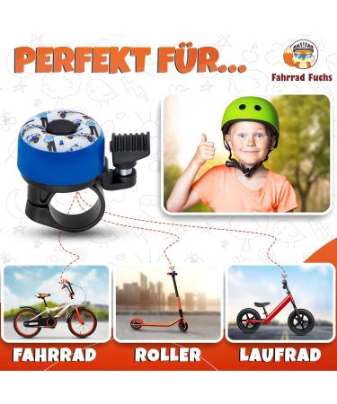 Shop Fun Bicycle Bells for Kids - Police & Blue Designs for Boys | Children's Bike Accessories - Buy Online on SooperMarket.com