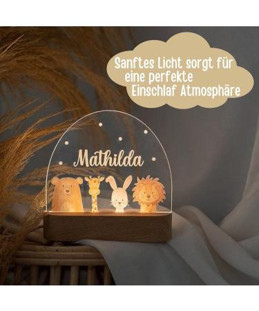 Personalized Night Light for Babies | Custom Bedside Lamp & Unique Baby Gifts - Buy Online on SooperMarket.com