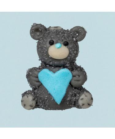 Baking Decorations 3D Baby Set in Blue Pack of 5 Heart Motifs & a Bear Sugar Figure as Sugar Decoration for Baking Cupcakes & Muffins Ideal for Baby Showers & Gender Reveal Parties - Buy Online on SooperMarket.com