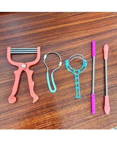 JZK 5X Facial Hair Remover Tool for Women and Men Spring Threading Tool for face Hair/Upper Lip Hair/Eyebrows Spring Facial epilator Manual Ladies Facial Fluff Remover - Buy Online on SooperMarket.com