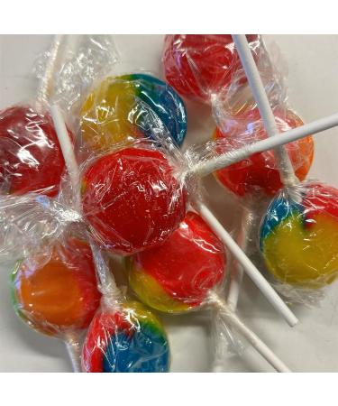 Bag of 9 Mix Mega Lollies Tropical Traffic Lights and Tutti Fruity 3 of each - Buy Online on SooperMarket.com
