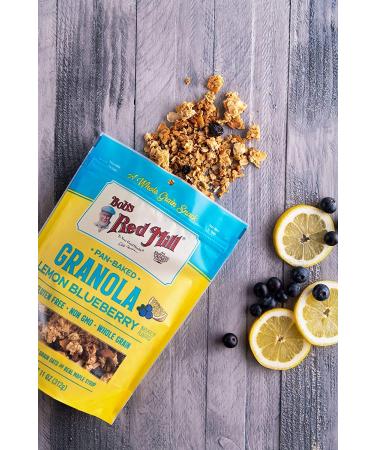 Bob's Red Mill Pan-Baked Granola Lemon Blueberry 11oz (Pack of 2) - Delicious Breakfast Blend - Buy Online on SooperMarket.com