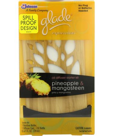 Buy Glade Expressions Oil Diffuser Starter - Pineapple & Mangosteen - 0.67 oz | International Shipping Available - Buy Online on SooperMarket.com