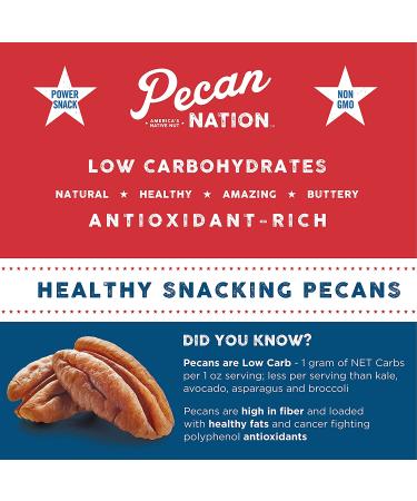 Pecan Nation Maple Flavored Roasted Sweet Pecan Pieces 4 oz - Natural, Antioxidant-Rich, Non-GMO Nut Snack for Adults & Kids - Buy Online on SooperMarket.com