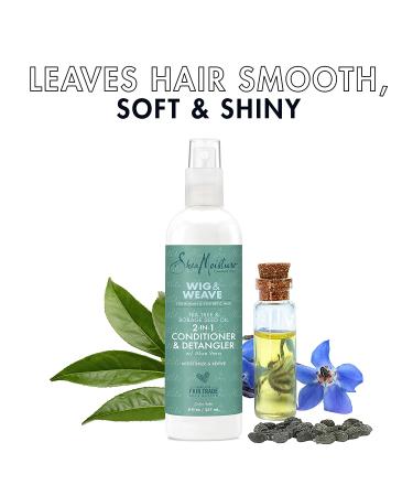 SheaMoisture 2in1 Tea Tree & Borage Seed Oil Leave-In Conditioner 8 oz - Paraben Free - Buy Online on SooperMarket.com