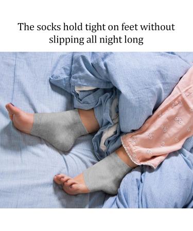 Moisturizing Heel Socks with Soft Gel Lining - Reusable Foot Moisturizer for Dry Cracked Feet - Pack of 2 - Buy Online on SooperMarket.com