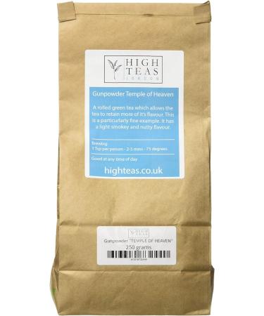 High Teas London Gunpowder Temple of Heaven Green Tea 250 g - Buy Online on SooperMarket.com