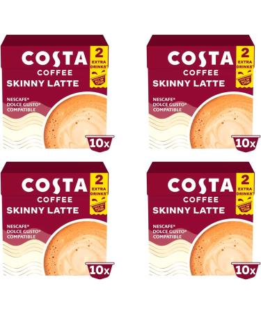 COSTA COFFEE SKINNY LATTE PODS 4 PACKS (SKINNY LATTE 10 CAPSULES) - Buy Online on SooperMarket.com