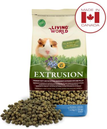Living World Extrusion Guinea Pig Food 3.3-Pound & 60671 Guinea Pig Fruit Treat Sticks 4-Ounce - Buy Online on SooperMarket.com