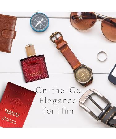 Versace Eros Flame Perfume for Men Mini EDP Splash 0.17 Ounce Rosemary Sandalwood Vanilla Lemon 0.17 Fl Oz (Pack of 1) - Buy Online on SooperMarket.com