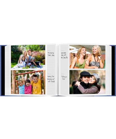 Sky Blue Fabric Frame Photo Album - 200 Pockets, Holds 4x6 Photos - Buy Online on SooperMarket.com