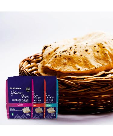 Eurostar Chapati Atta Gluten-Free Flour 1.5kg - Medium Brown (Pack of 1) - Buy Online on SooperMarket.com