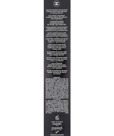 Chanel Crayon Sourcils Sculpting Eyebrow Pencil #60 Noir Cendre - Buy Online | International Shipping - Buy Online on SooperMarket.com